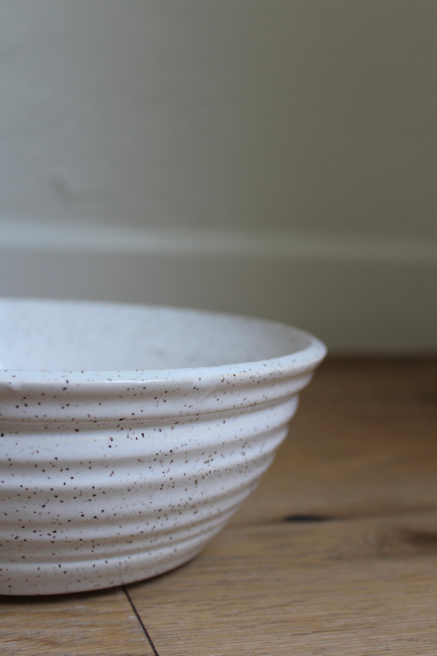 Speckled White Bowl