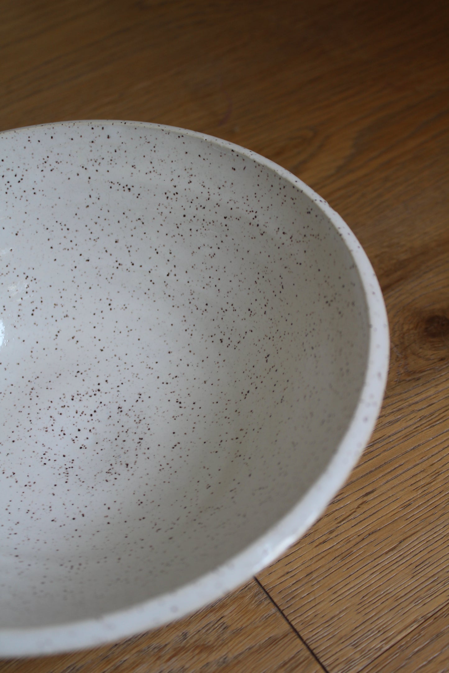 Speckled White Bowl